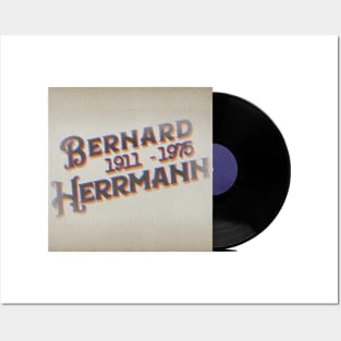 BERNARD HERRMAN RETRO VINYL MOVIES Posters and Art